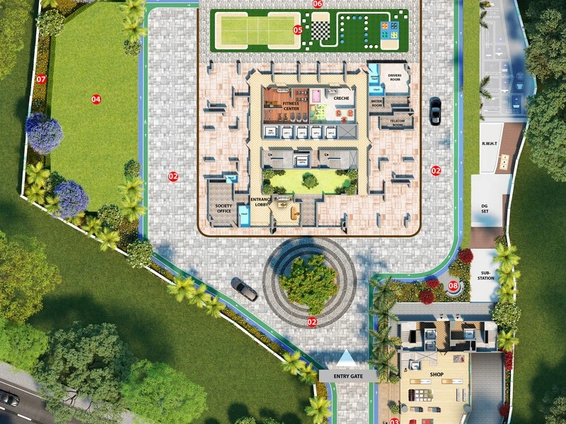 Mayfair Park Street Ground Level Amenities